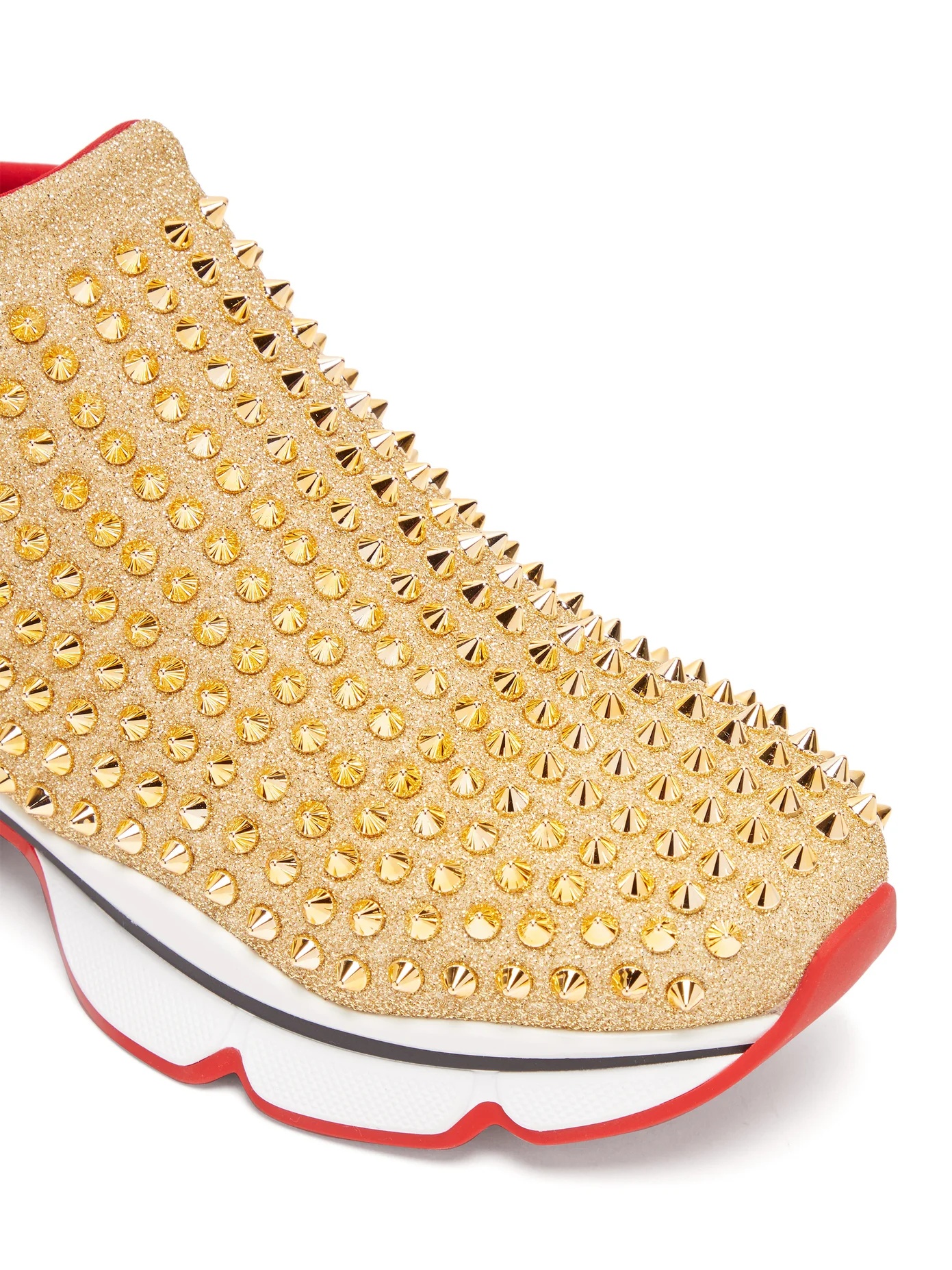 Spiky Sock studded neoprene trainers - 6