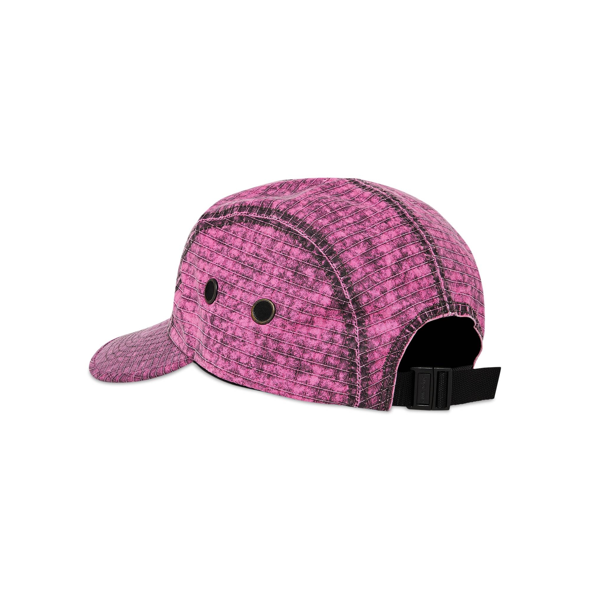 Supreme Distressed Ripstop Camp Cap 'Pink' - 3