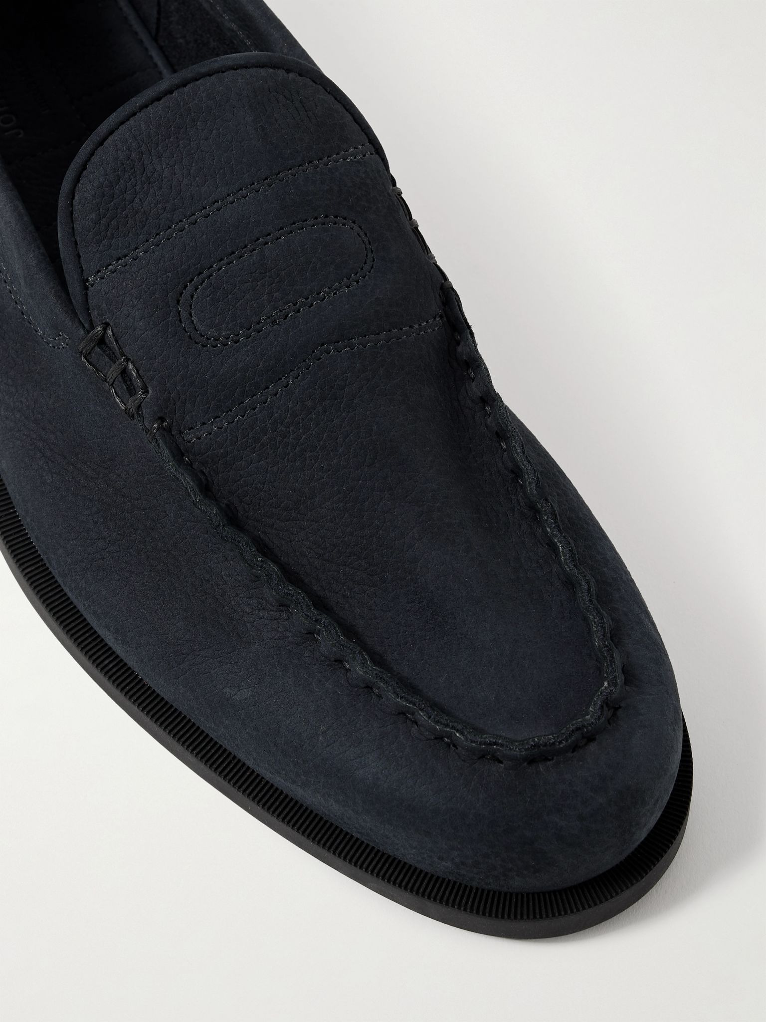 Pace Suede Loafers Navy - 5