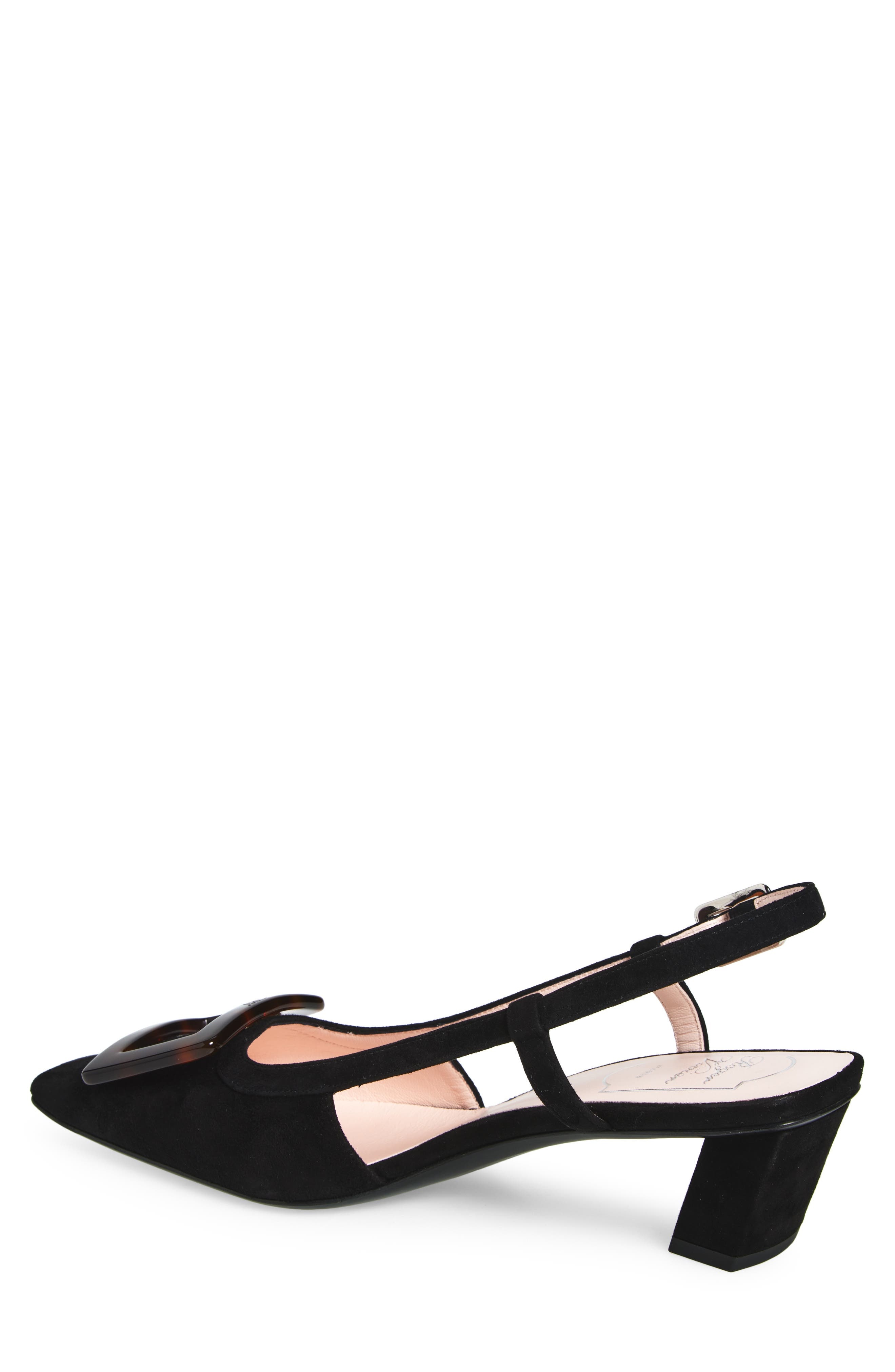 Roger Vivier Belle Vivier Slingback Pump in Nero at Nordstrom - 2