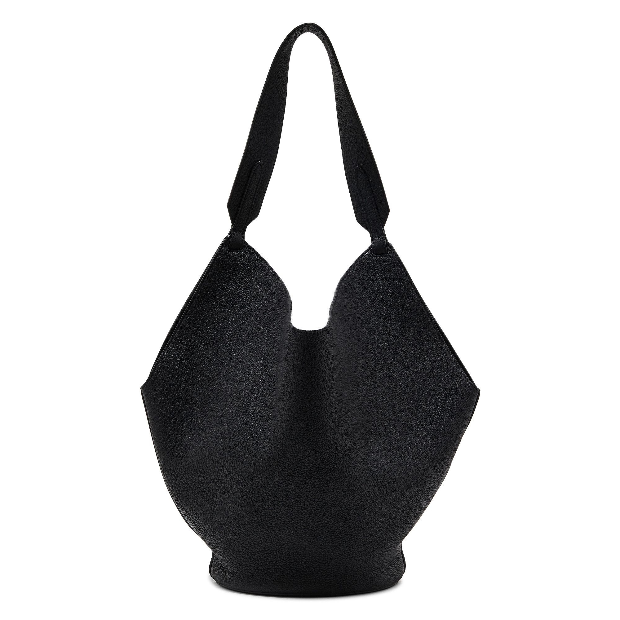Khaite Small Lotus Tote Bag 'Black' - 2