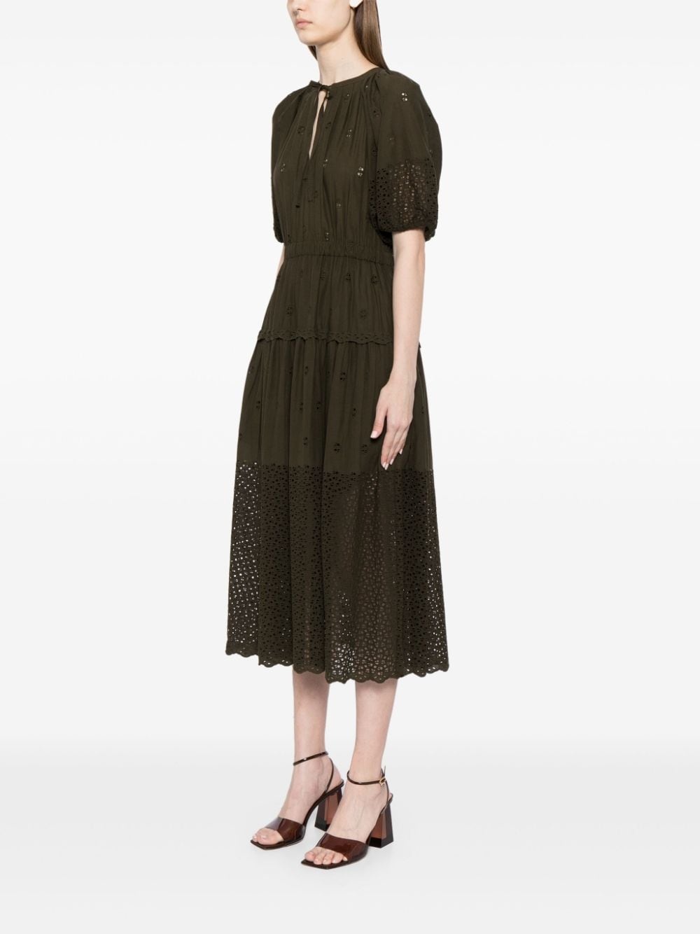 Nova cotton midi dress - 3