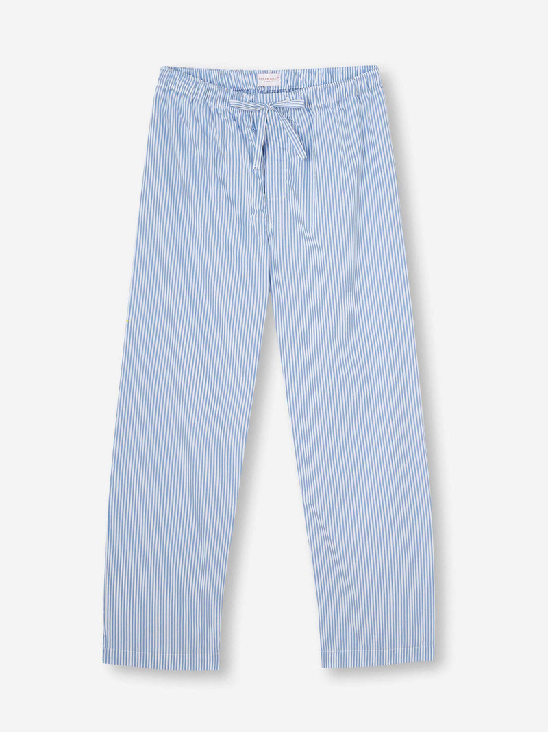 Derek Rose Men's Lounge Pants James Cotton Blue outlook