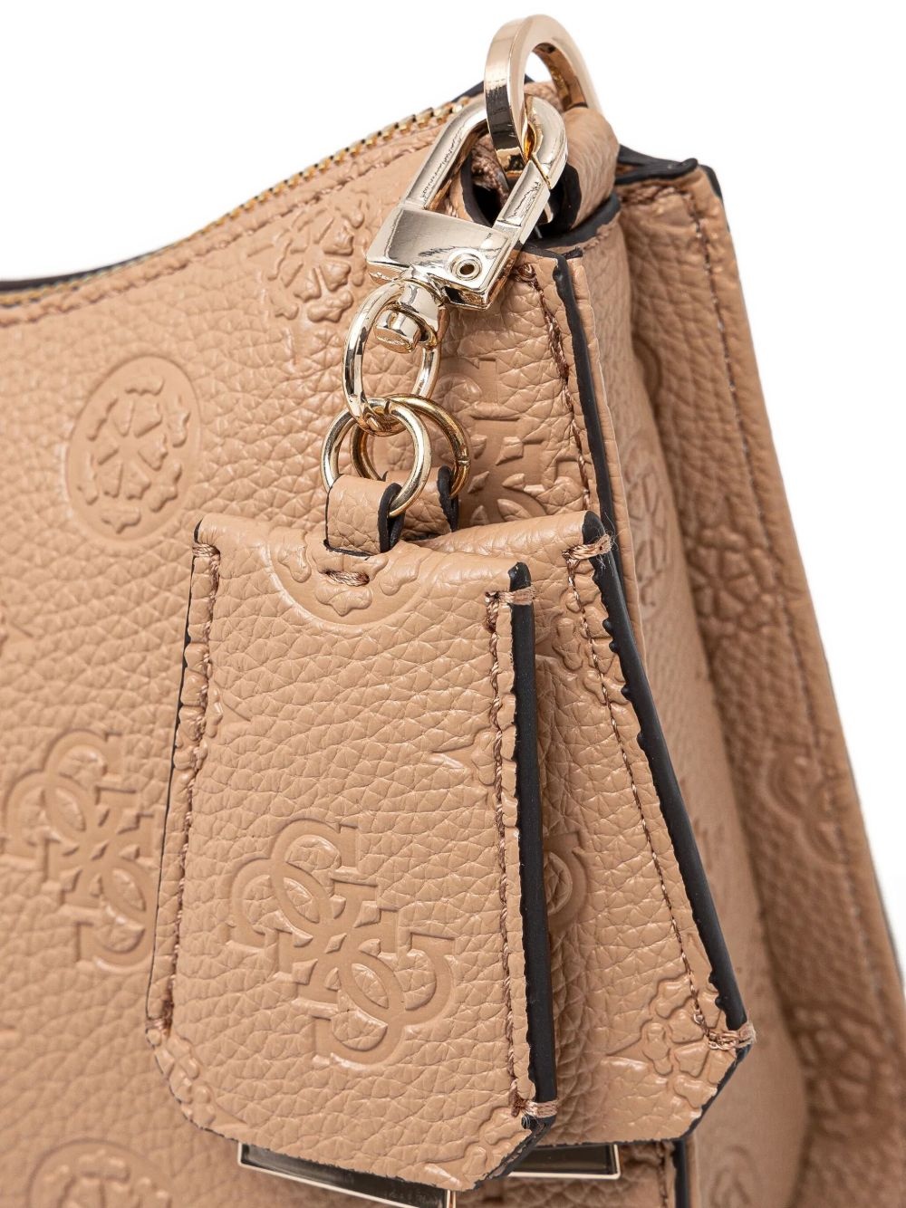 monogram-debossed shoulder bag - 4