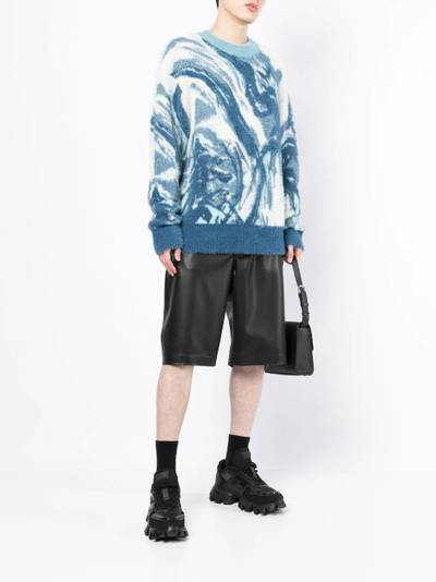 FENG CHEN WANG Landscape knitted jumper outlook