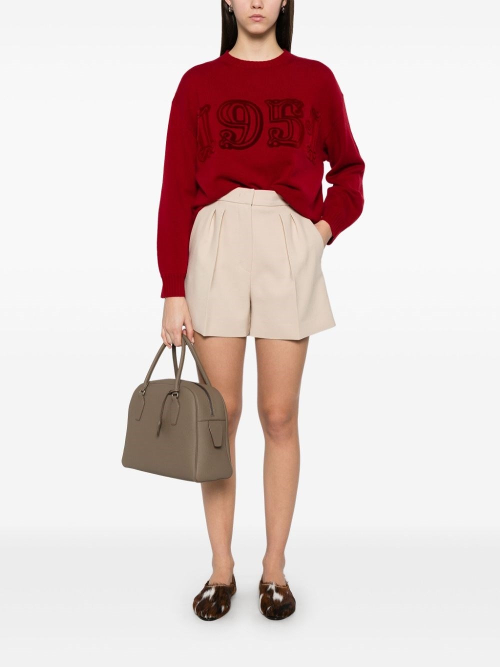 Logo wool and cashmere jumper - 4