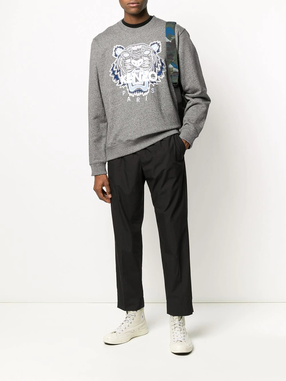 Tiger embroidered sweatshirt - 2