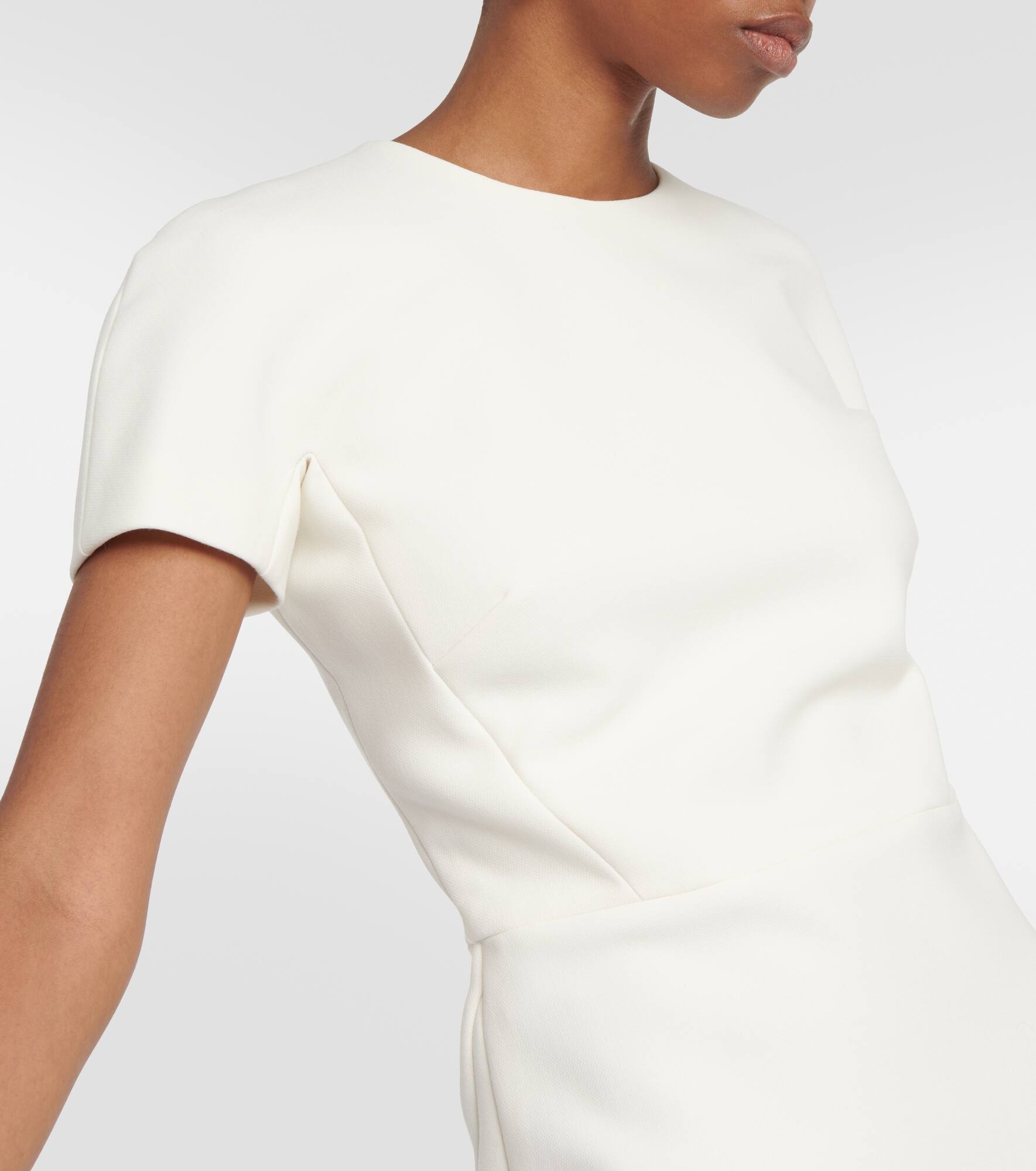 Crêpe midi dress - 4