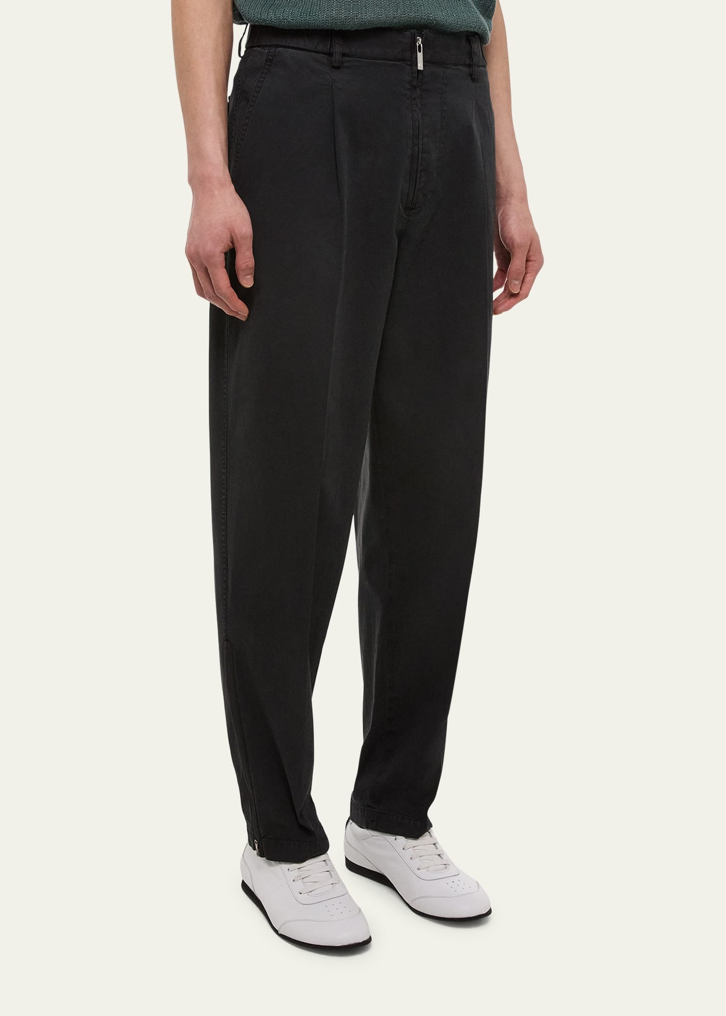 Men's Pleated Loose Fit Zoot Pans - 5