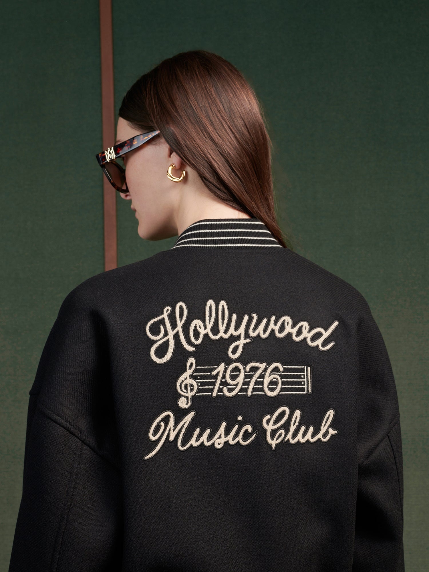 WOMEN'S HOLLYWOOD CLUB VARSITY JACKET - 5