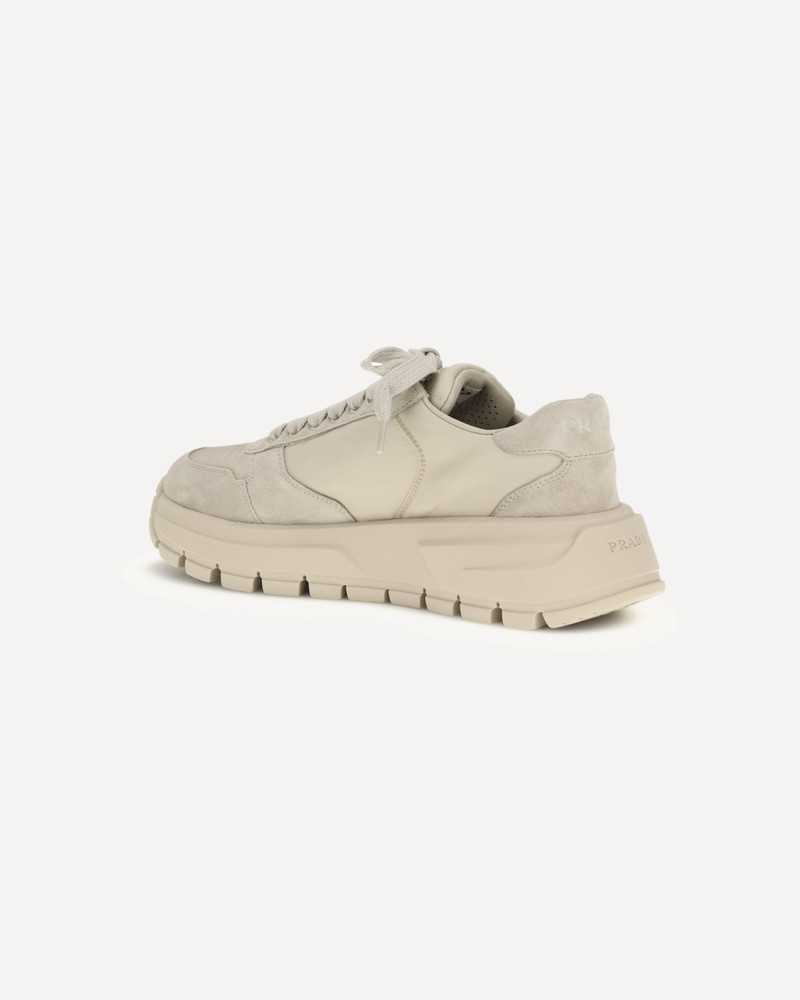 Prada Suede and Re-Nylon Sneakers outlook
