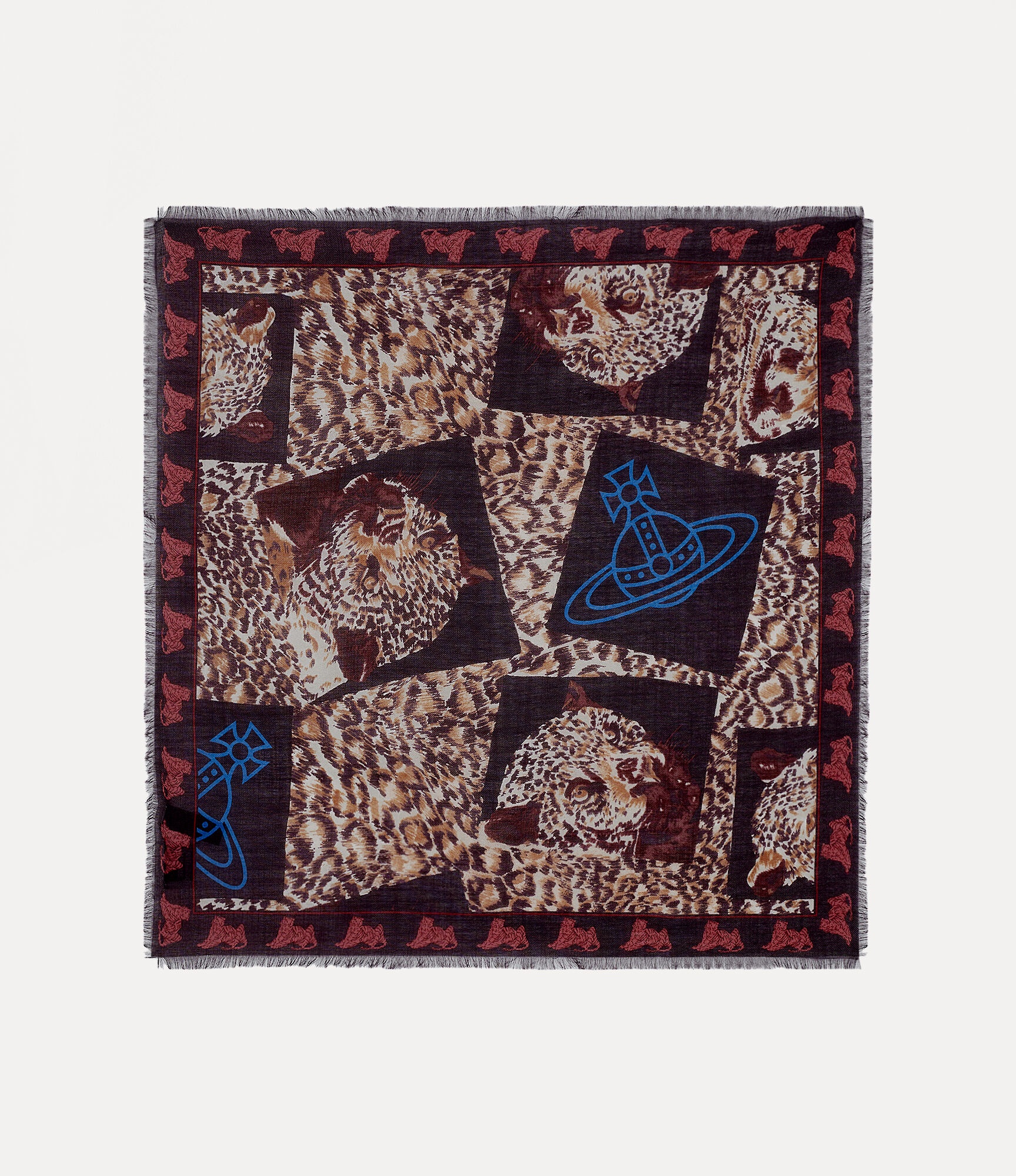 LEOPARD FACE SQUARE - 1