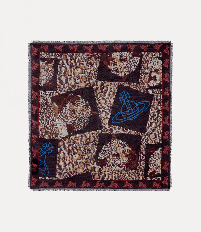 LEOPARD FACE SQUARE 1