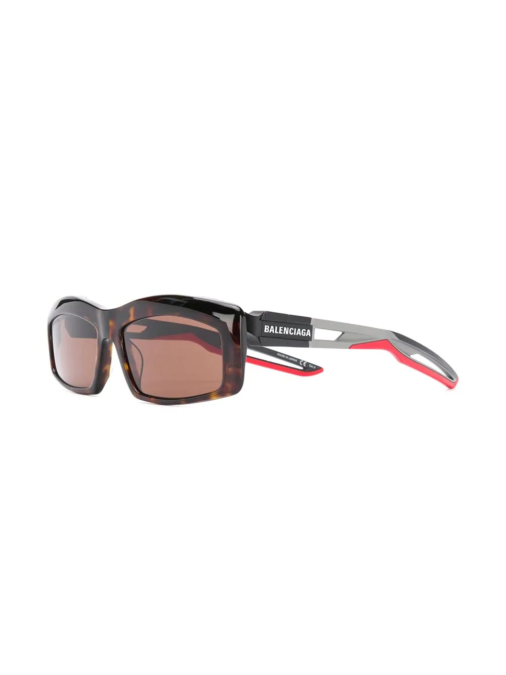 Hybrid rectangle sunglasses - 2