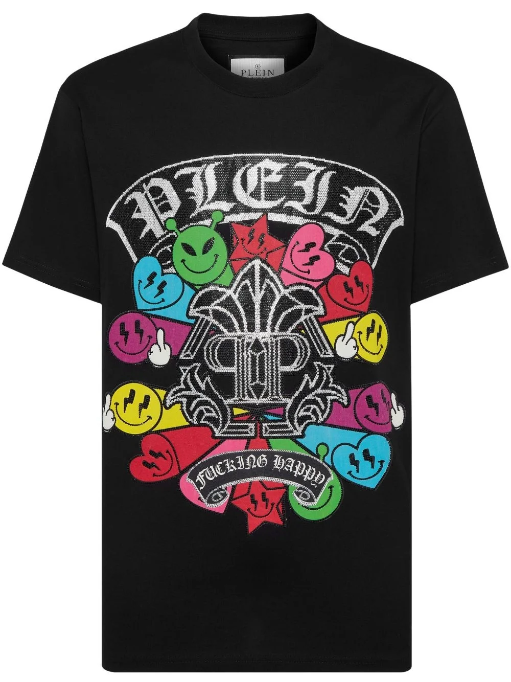 logo-print T-shirt - 1