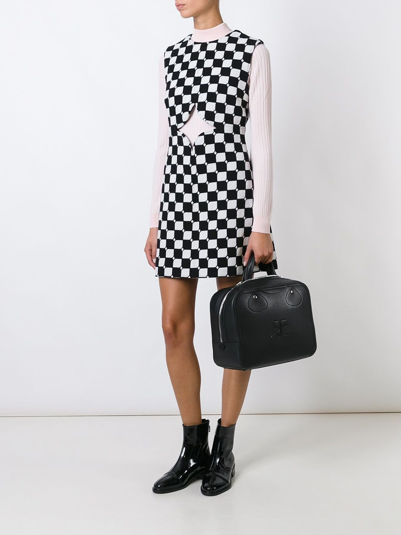 courrèges double handles medium tote outlook