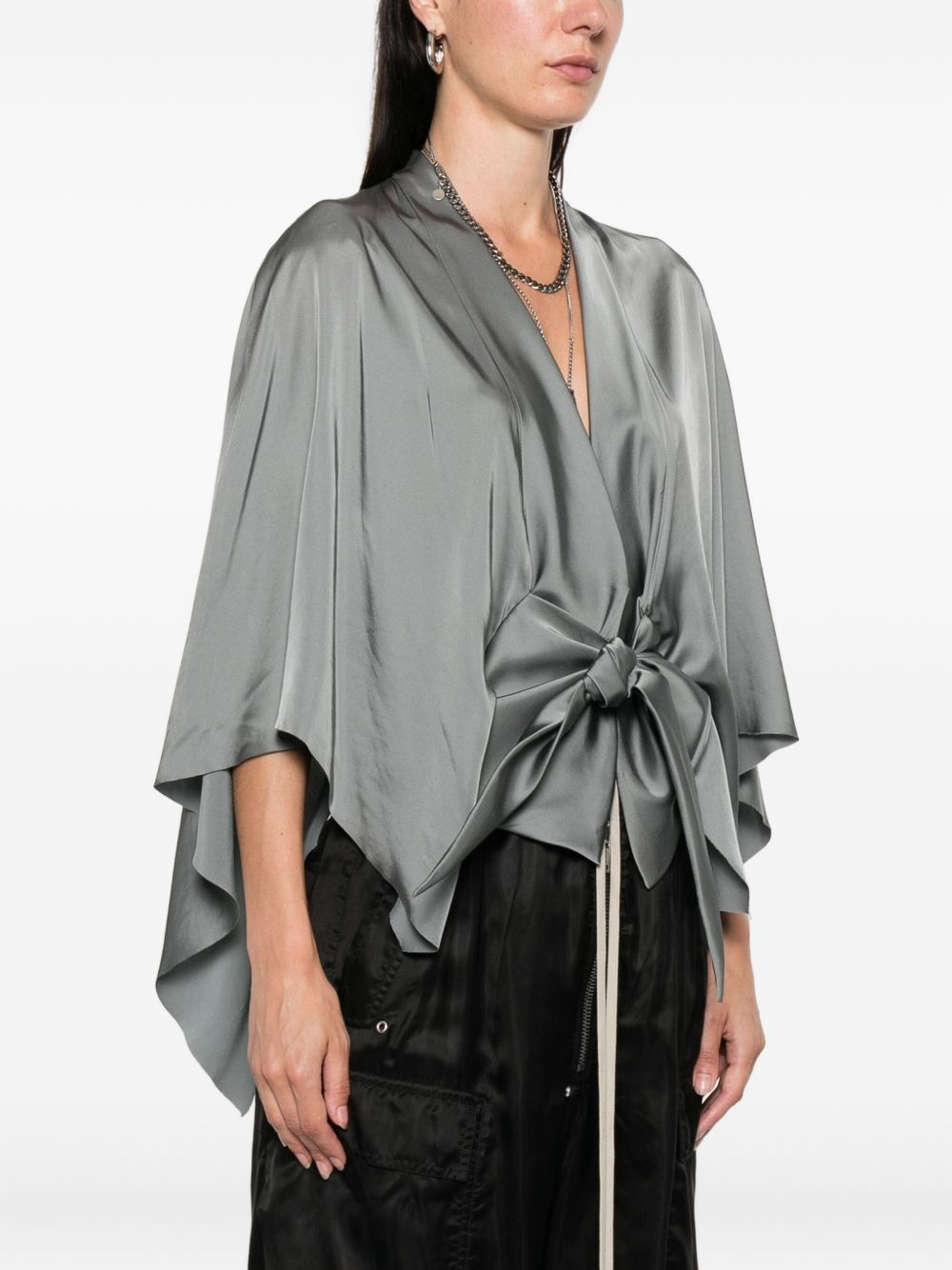 v-neck blouse - 3