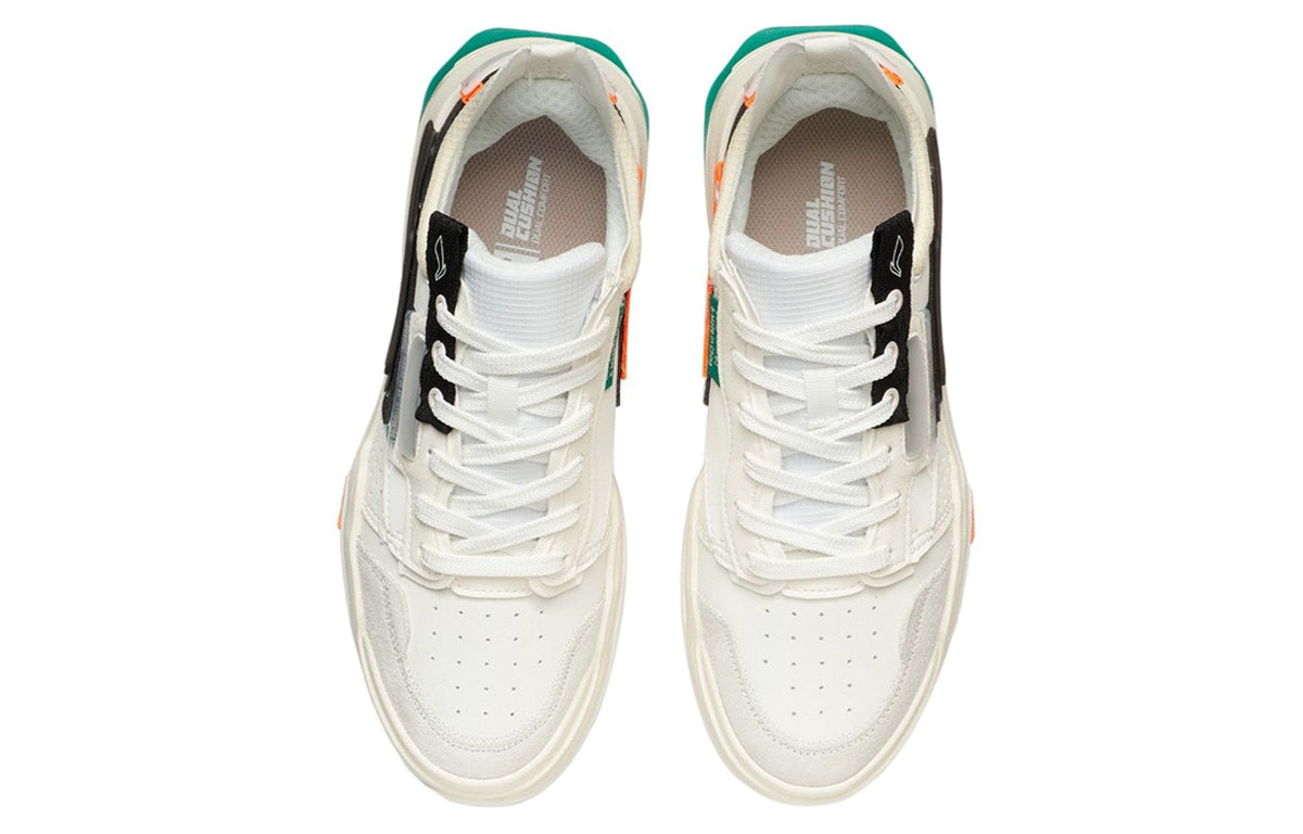 (WMNS) Li-Ning Geek 'White Black Green' AGCR154-1 - 4