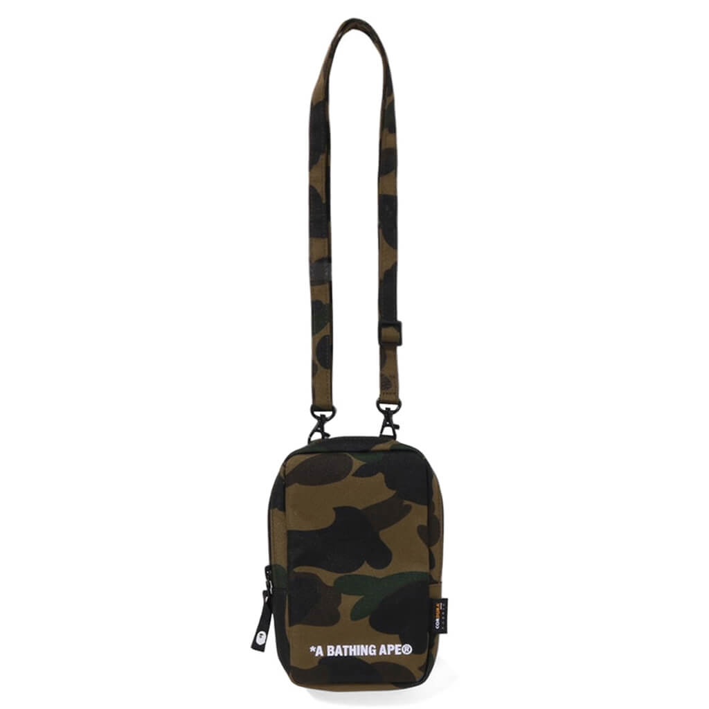 1ST CAMO CORDURA PHONE SHOULDER BAG - GREEN - 1