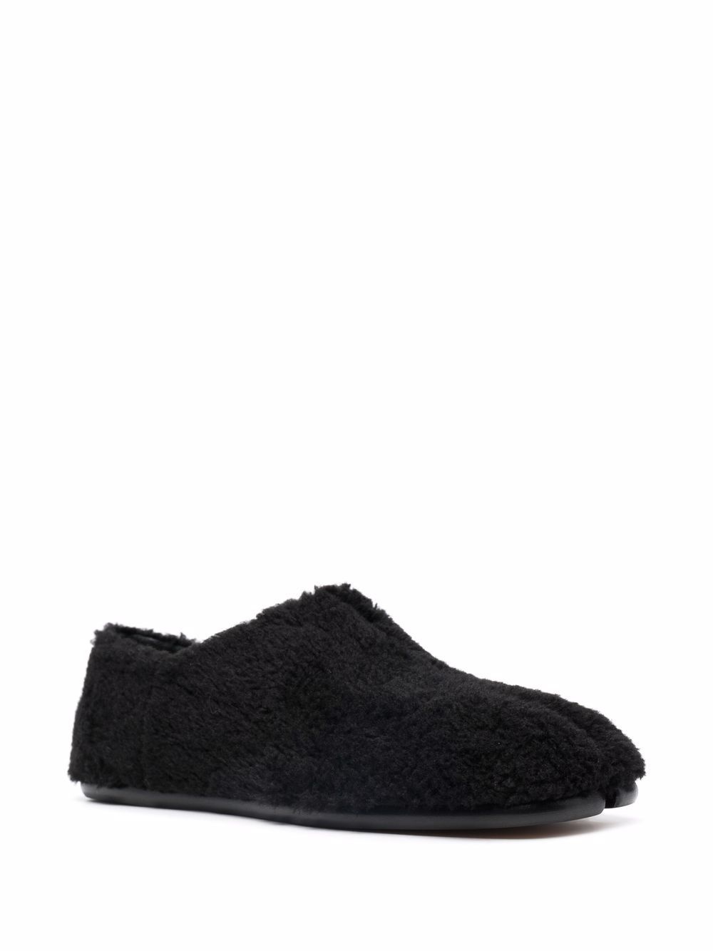 textured-finish flat-sole slippers - 2