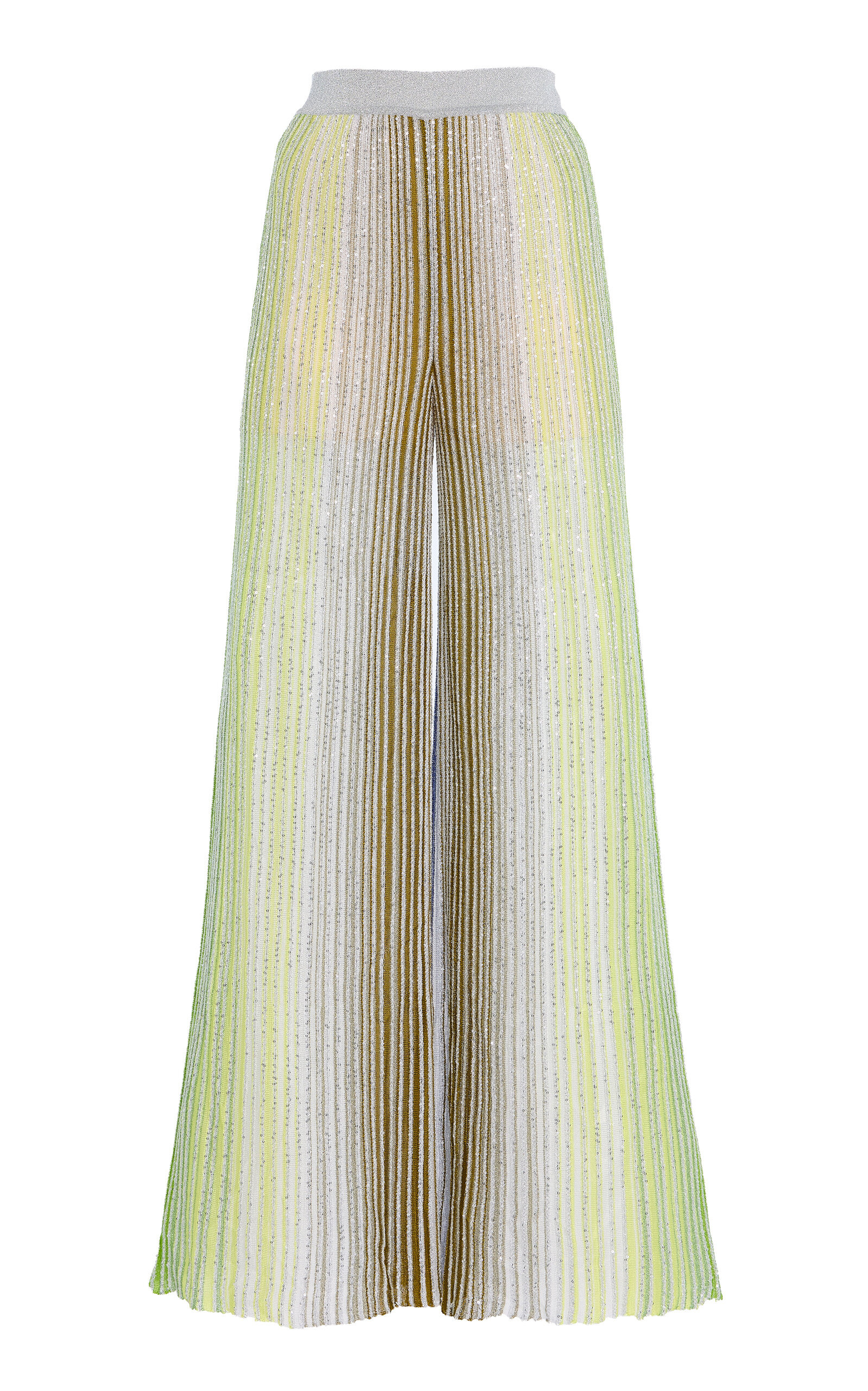 Sequined Knit Wide-Leg Pants multi - 1