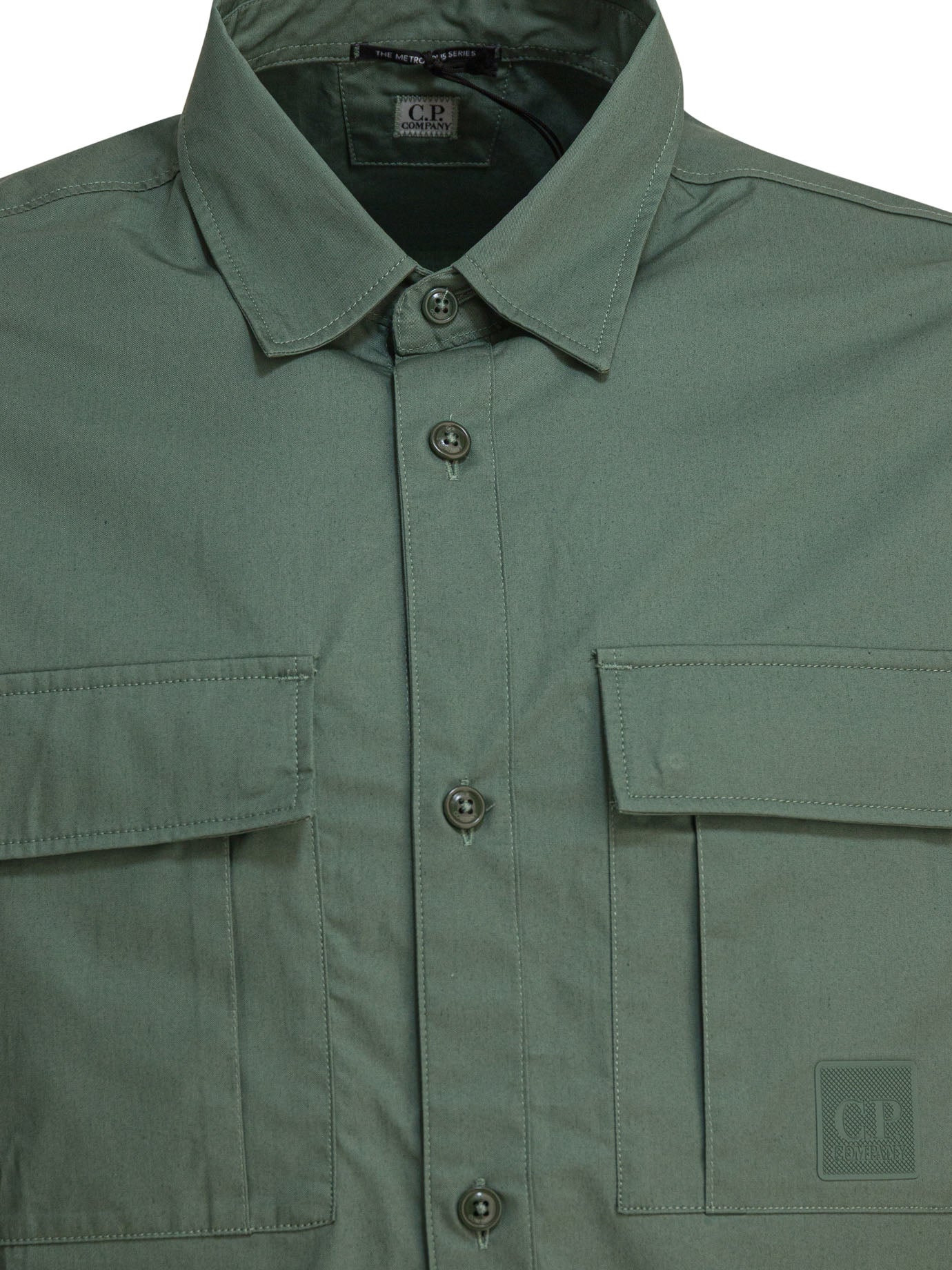 C.P. Company Men Cotton Gabardine Overshirt - 3