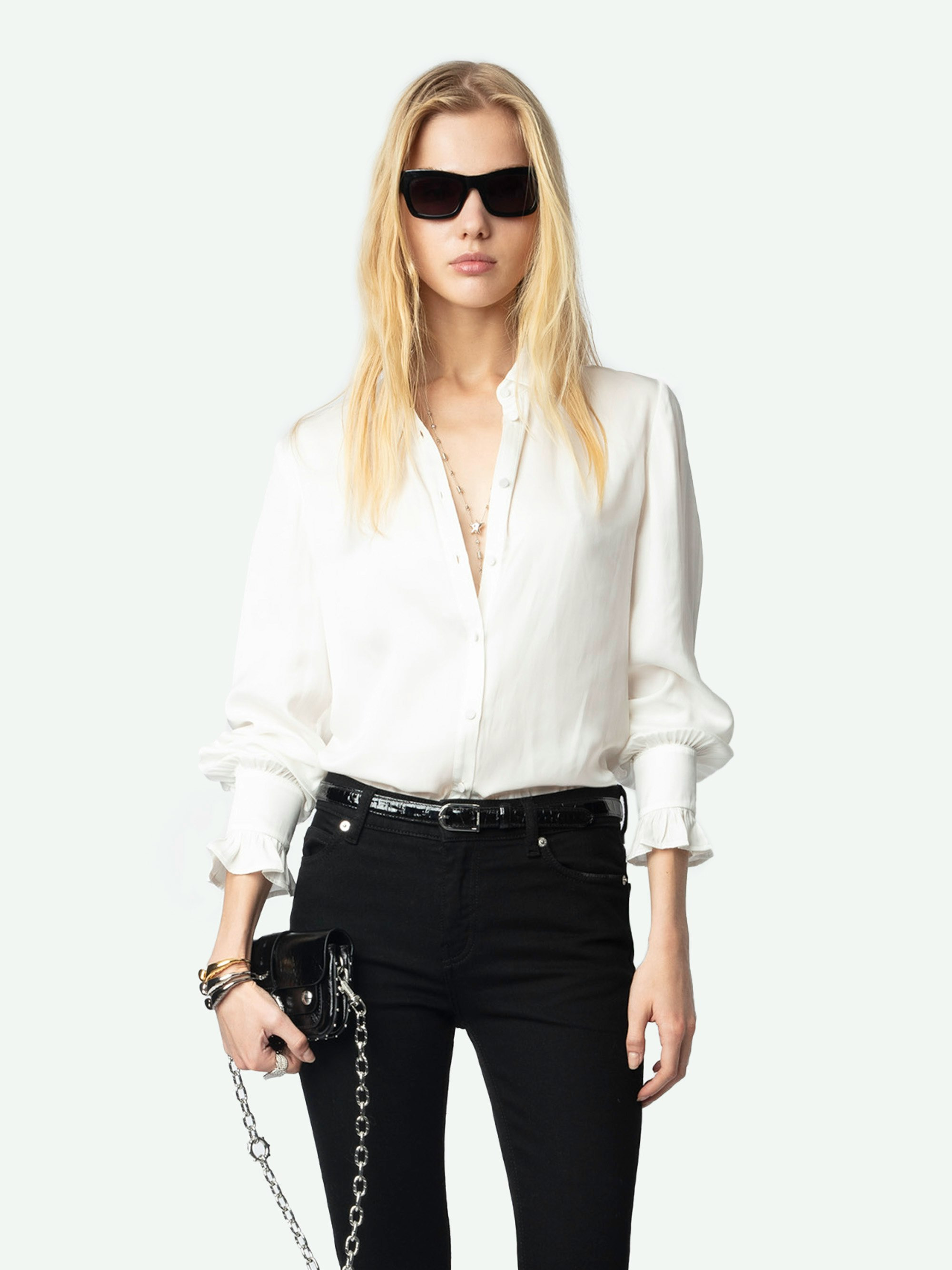 Thely Satin Shirt - 5