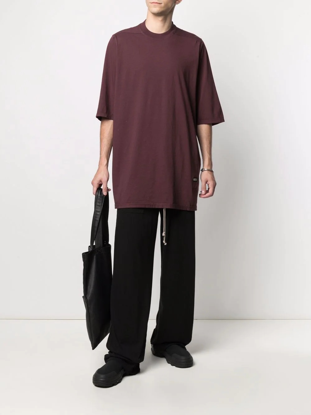 longline cotton T-shirt - 2