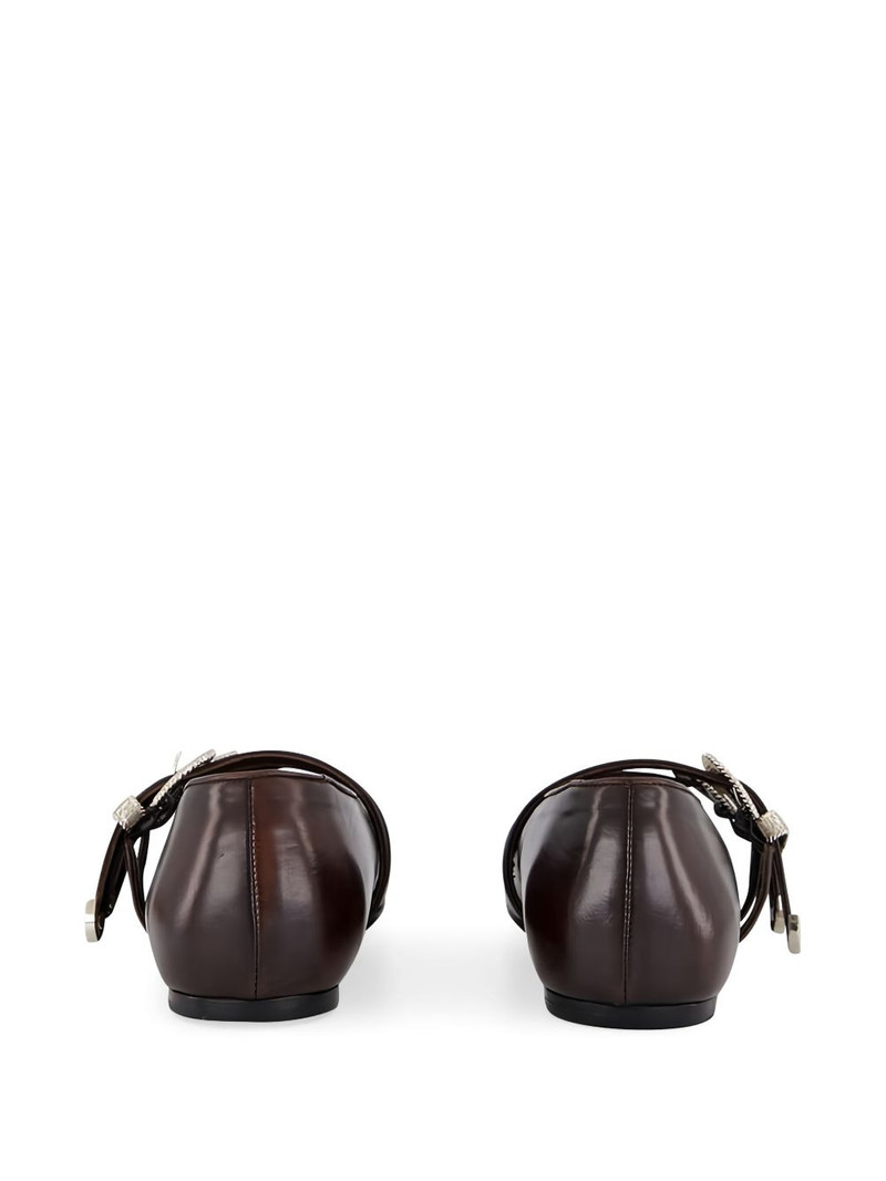 Claudia leather ballet flats 4