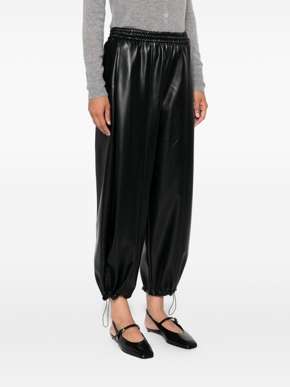 elasticated-waistband rousers - 3