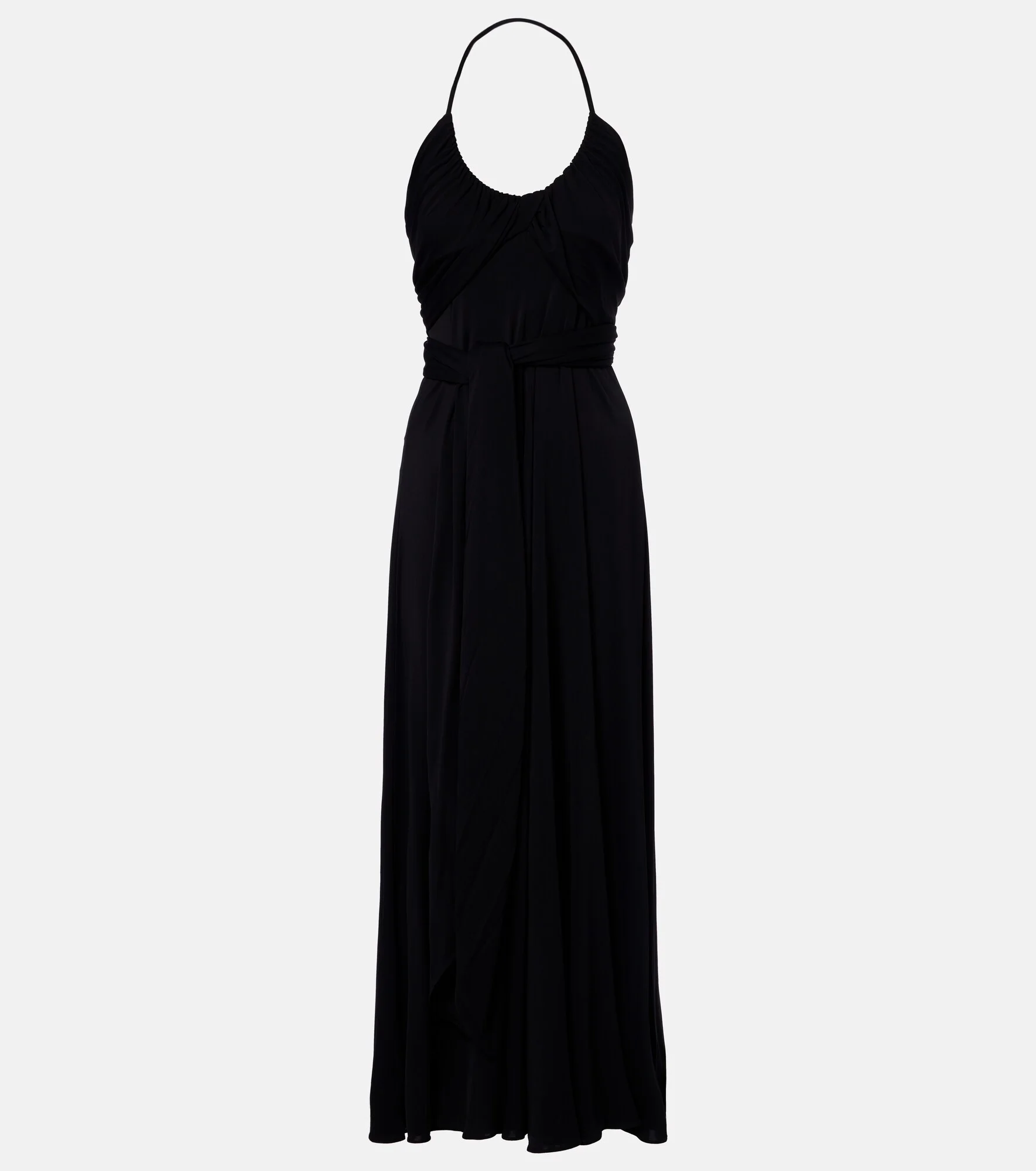 Draped jersey maxi dress - 1