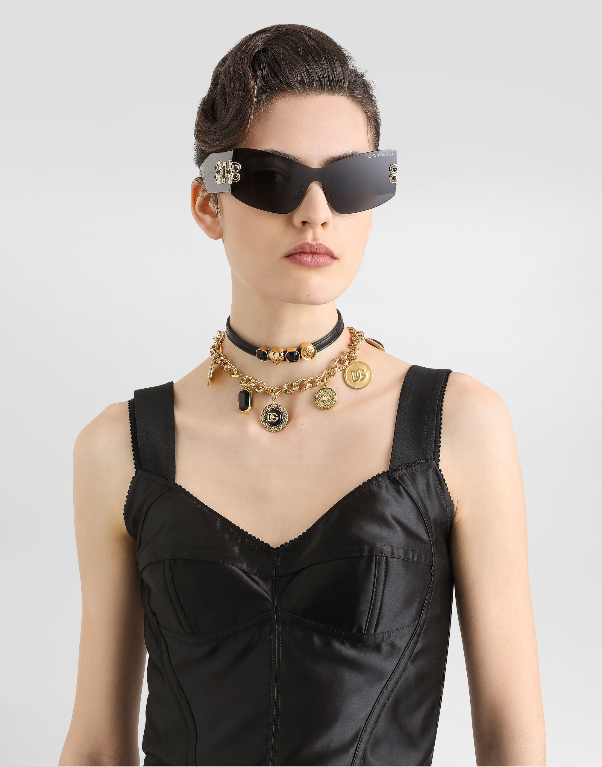 Elastic satin top - 2