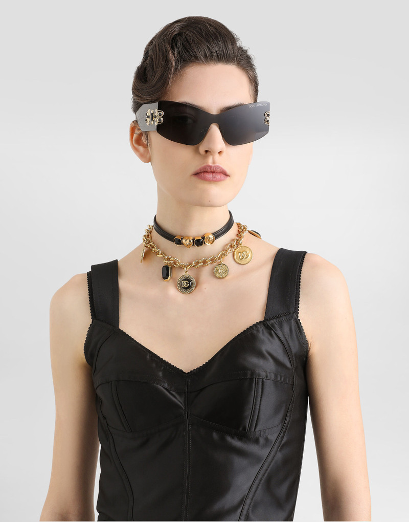 Dolce & Gabbana Elastic satin top outlook