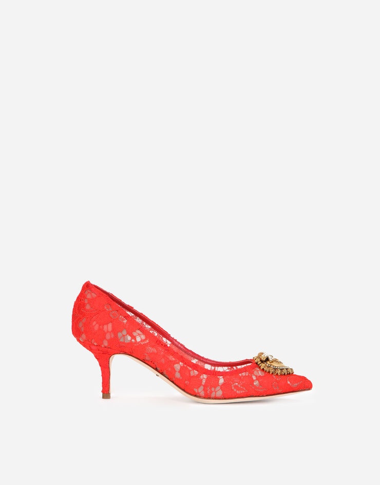 Taormina lace pumps with Devotion heart - 1