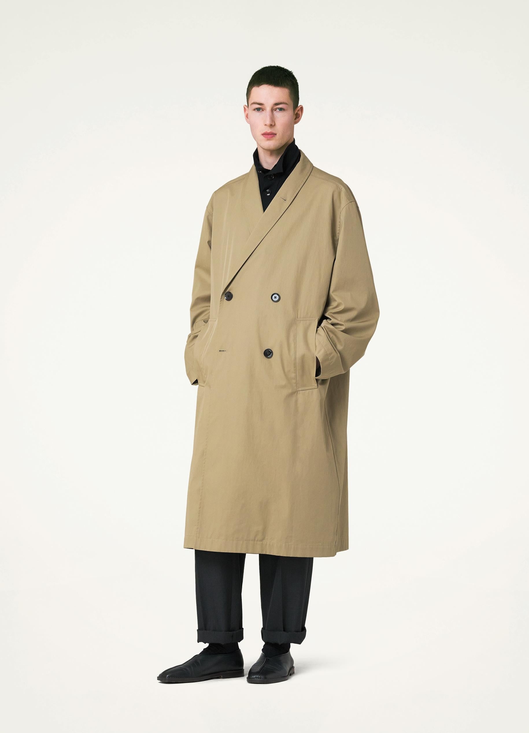 WRAP COLLAR TRENCH
WR COTTON GABARDINE - 7
