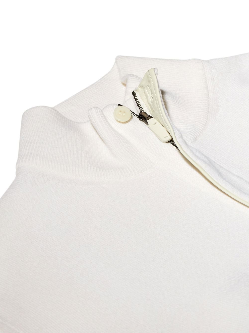 half-zip fastening knit jumper - 4