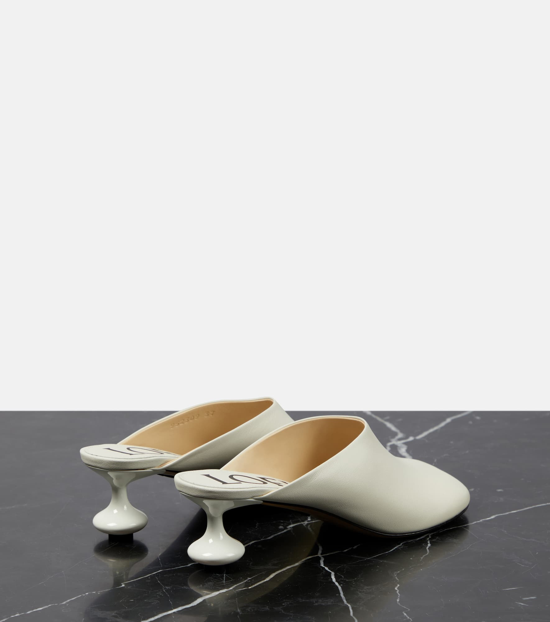 Toy leather mules - 3