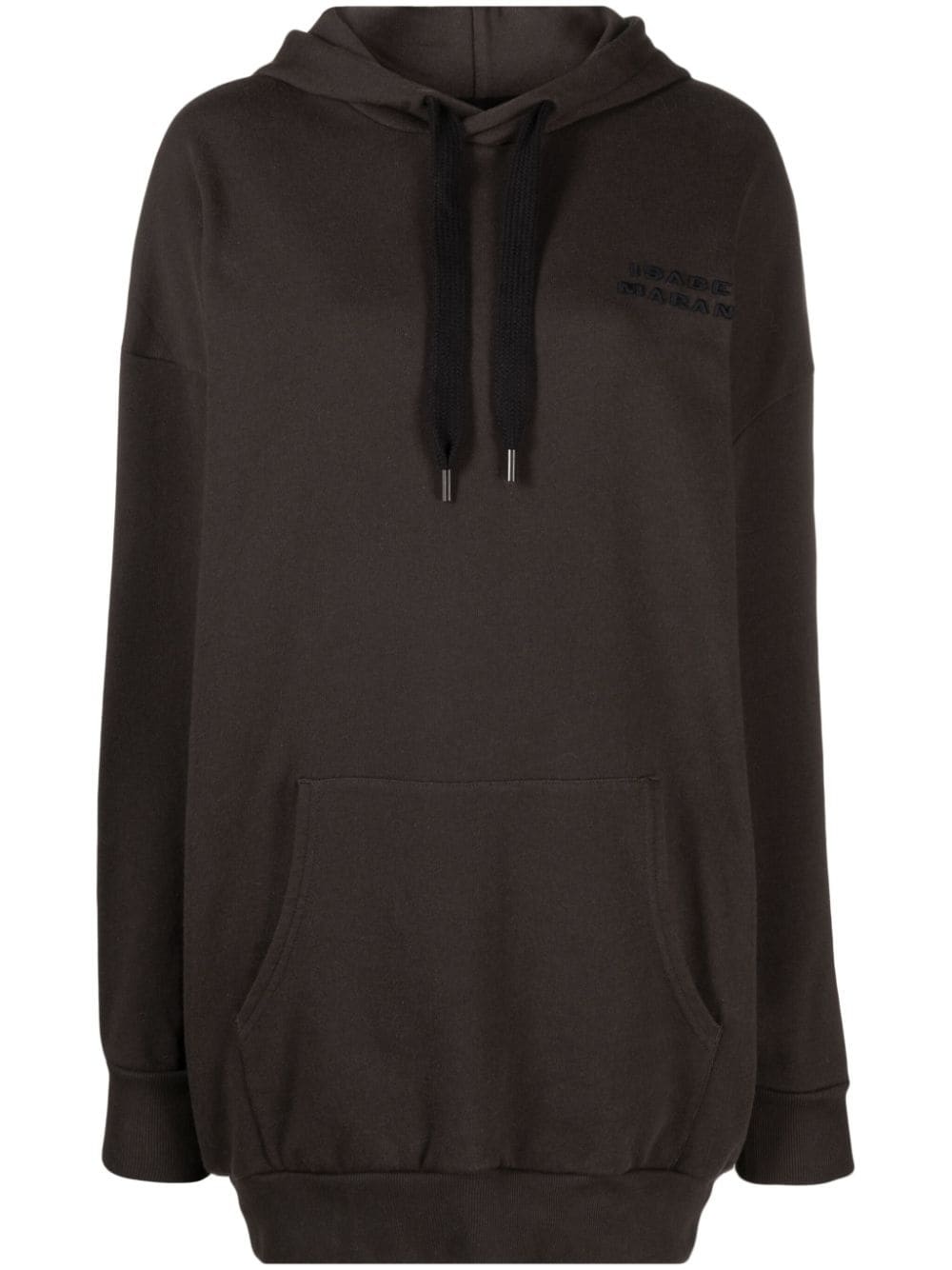 Solena logo-embroidered hoodie - 1