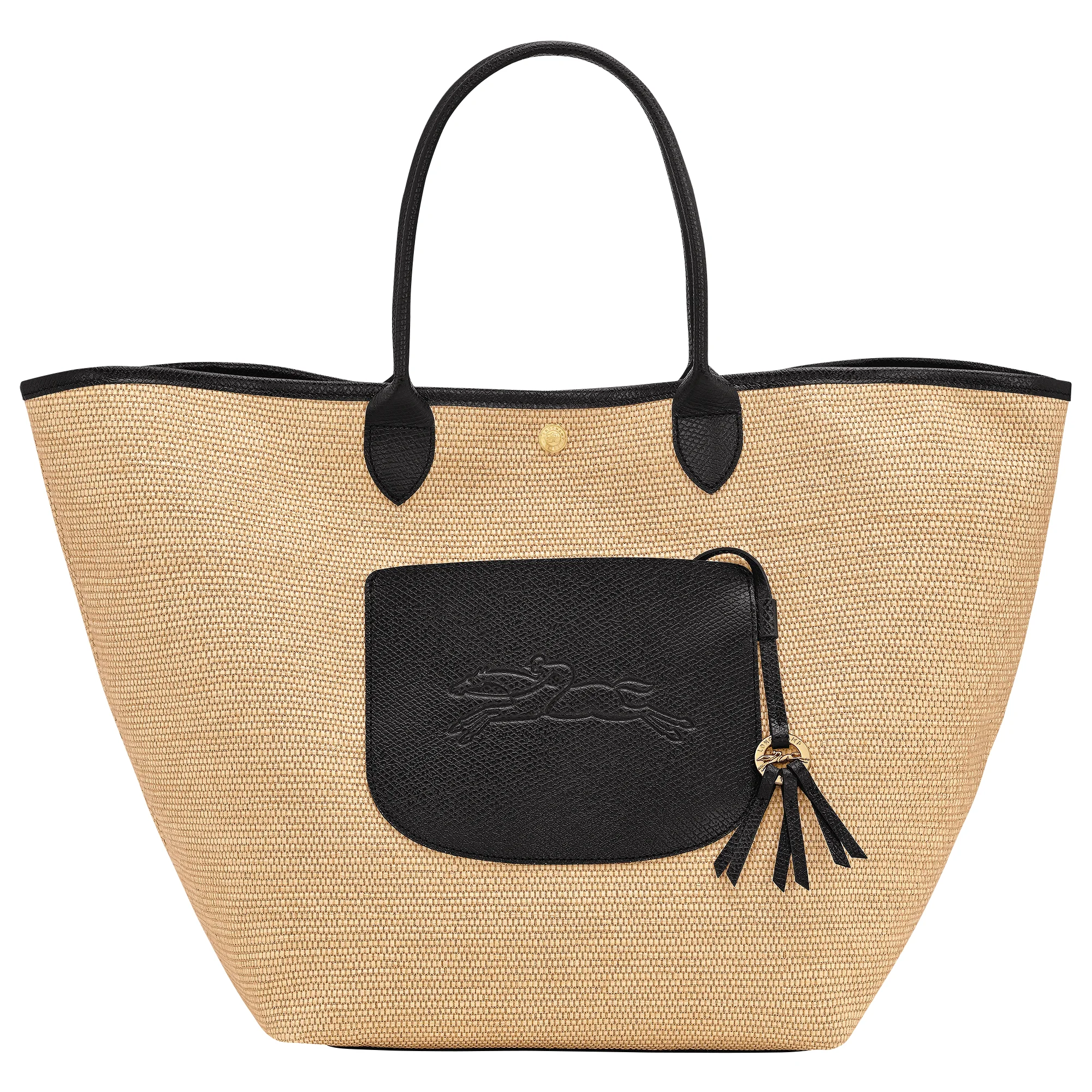 Le Pliage Collection L Basket bag Black - Canvas - 1