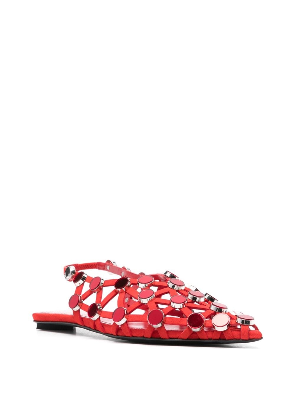 Grid ballet flats - 2