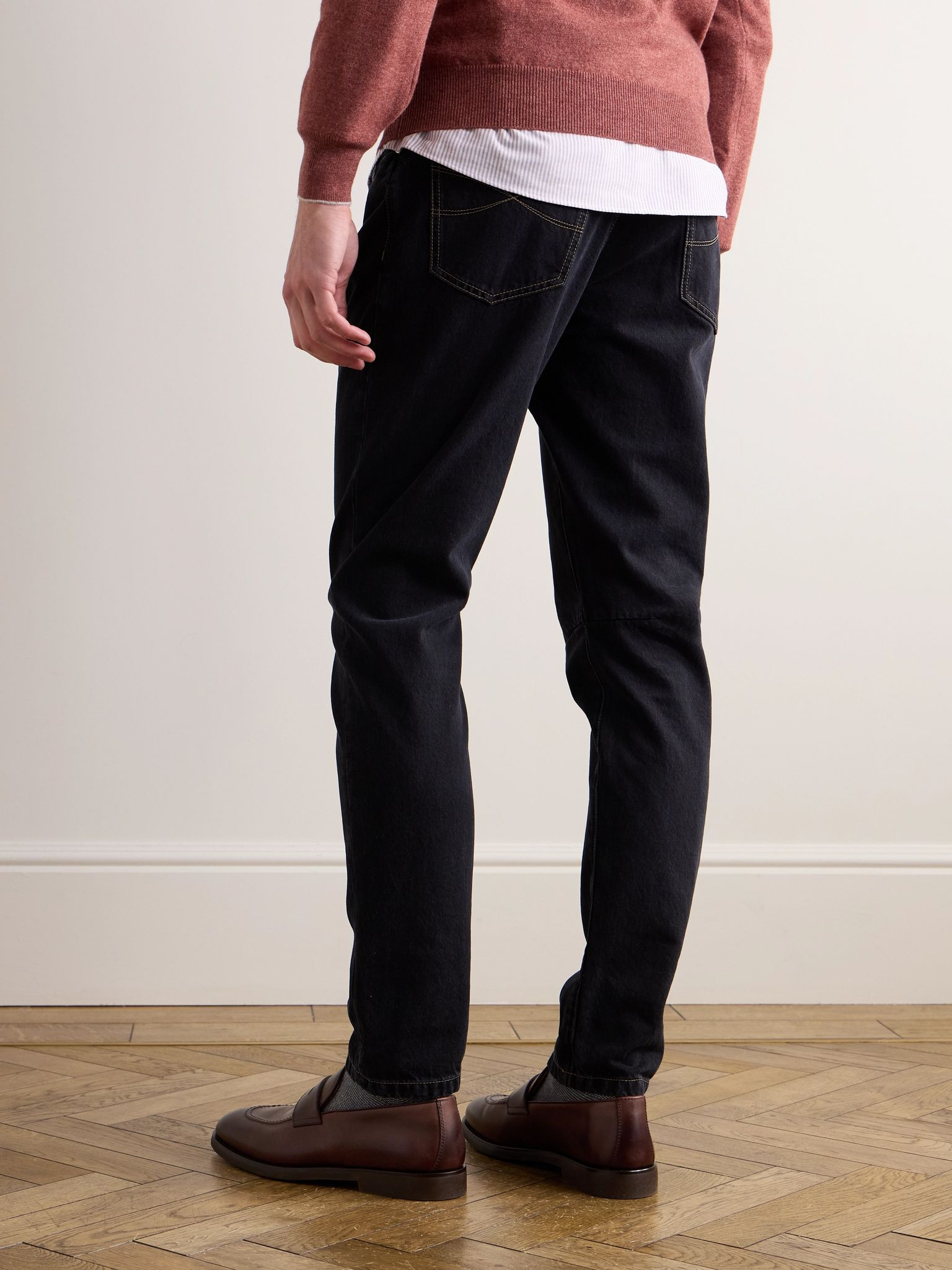 Leisure Straight-Leg Jeans Black - 3
