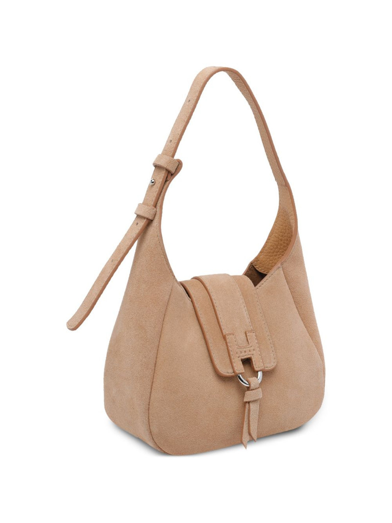 suede logo-detail mini bag 3
