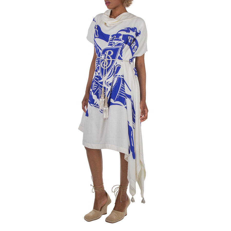Burberry EKD Print Viscose Flag Dress - 5