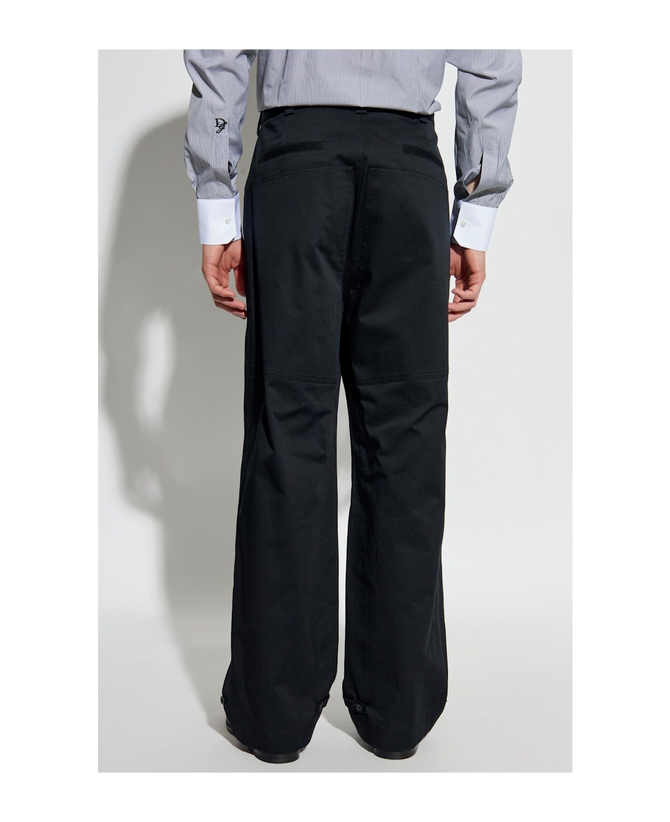Dolce & Gabbana Cotton Pants With Stitching - 4