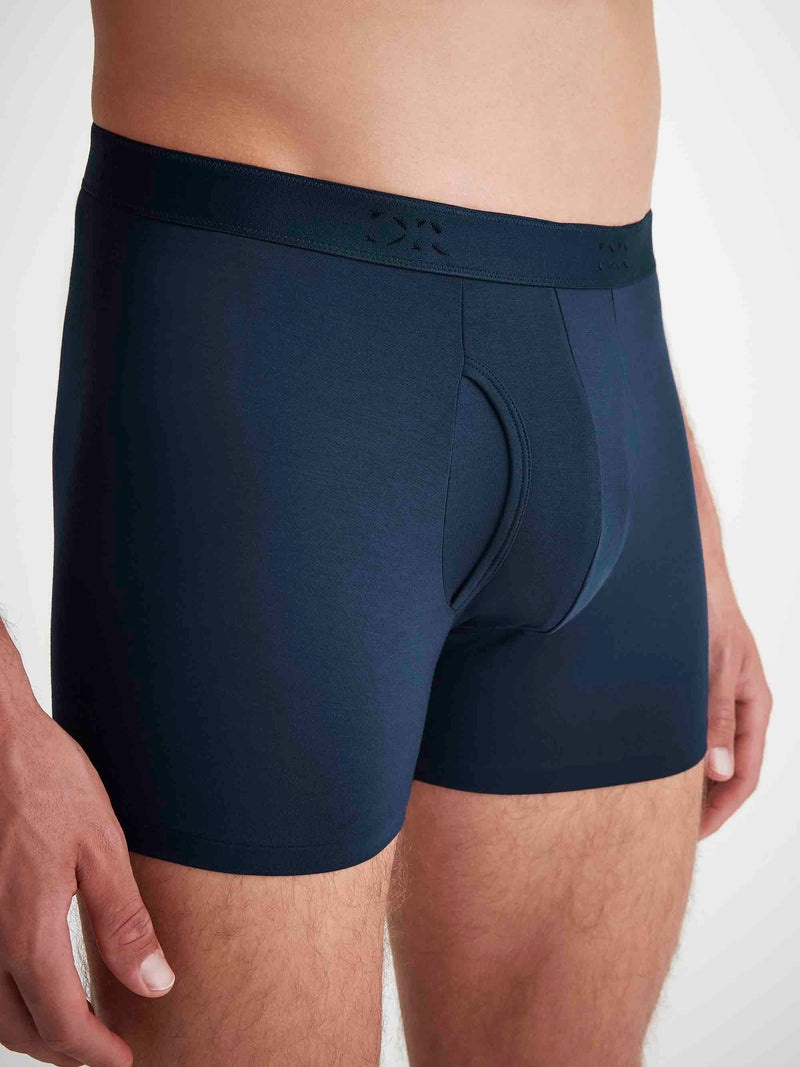 Men's Trunks Alex Micro Modal Stretch Navy - 3
