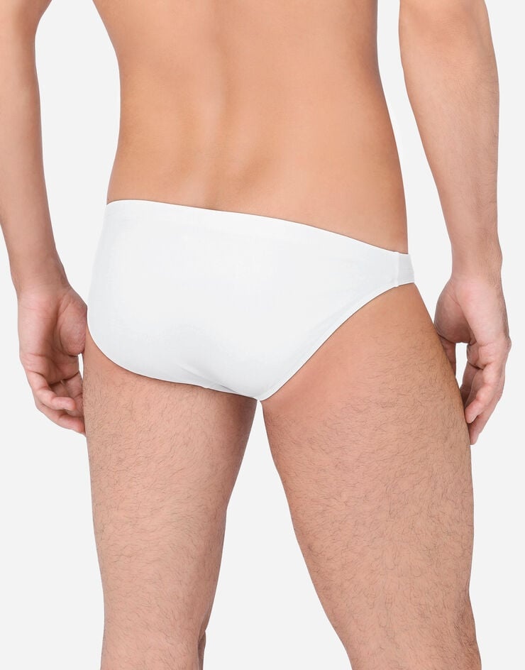 Swim briefs with DG logo buckle - 5