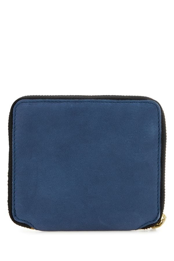Blue leather wallet - 3