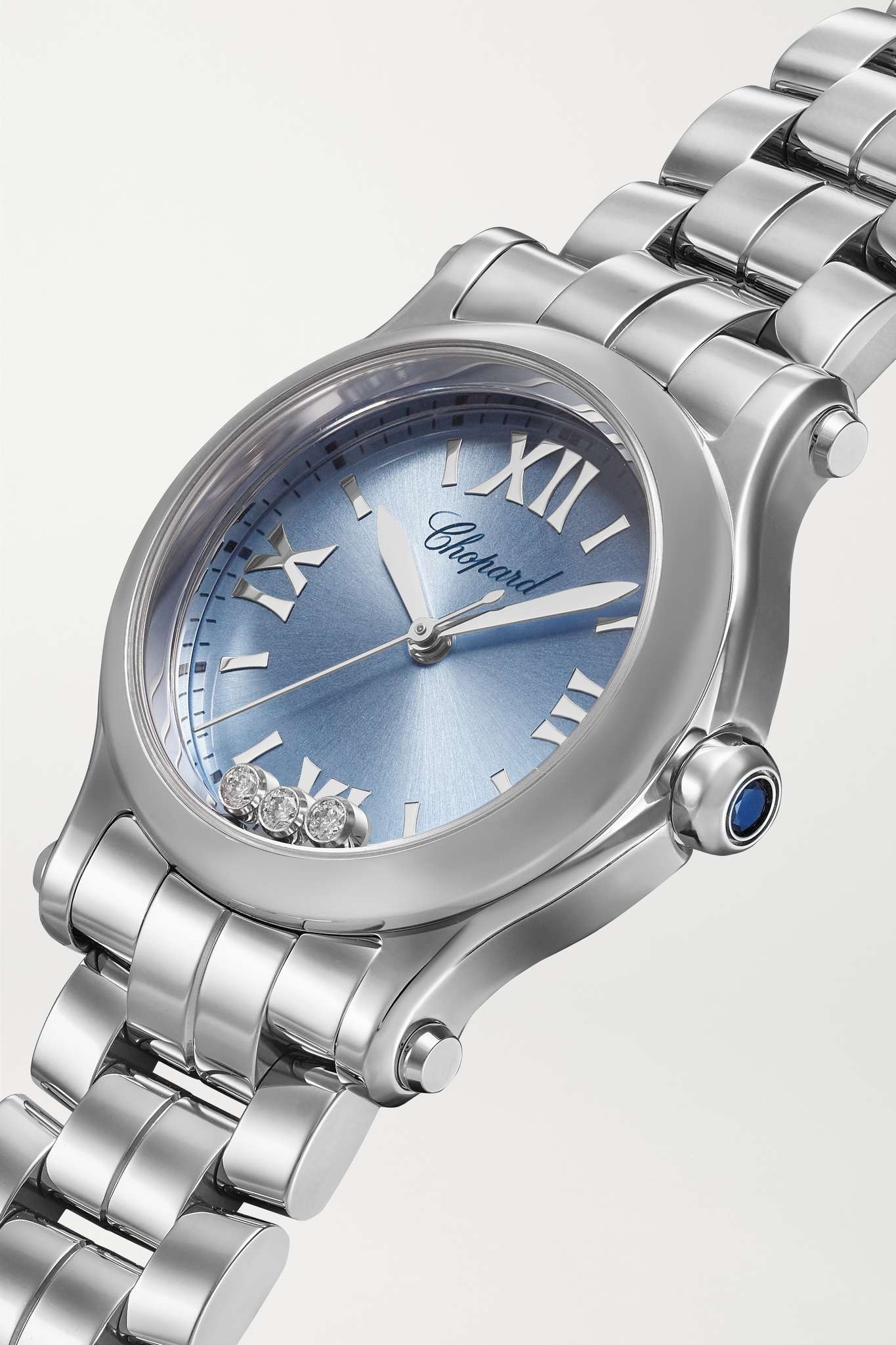 Happy Sport 30mm stainless steel and diamond watch - 3