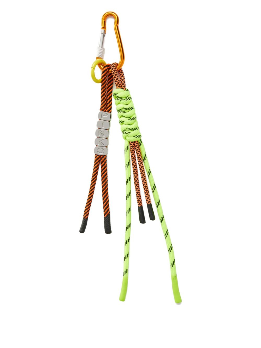 logo-plaque bag charm - 1