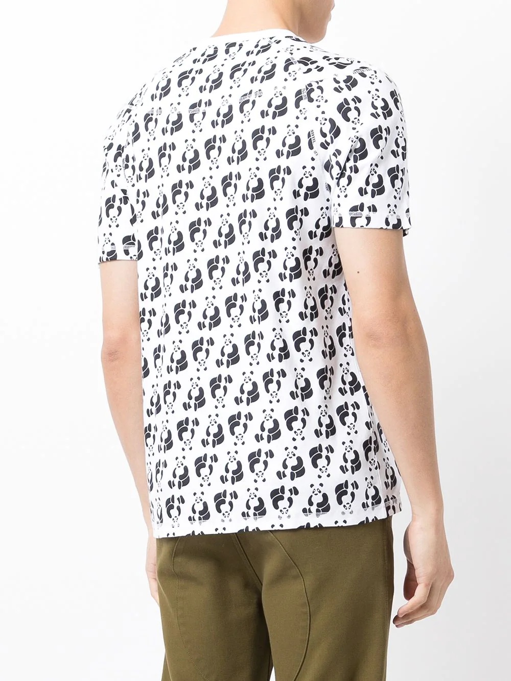 panda-print T-shirt - 4